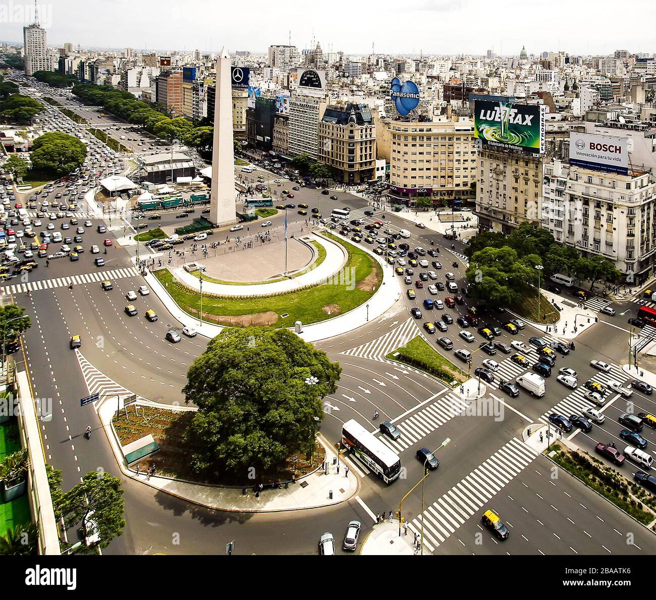Photo historique (2007 janvier) du 9, avenue de Julio, Buenos Aires, Argentine Banque D'Images