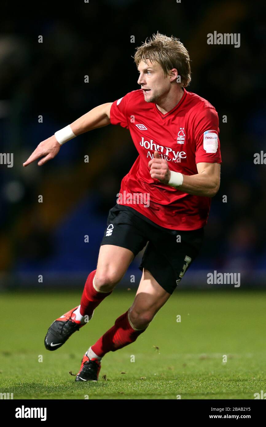 DaN Harding, Nottingham Forest. Banque D'Images