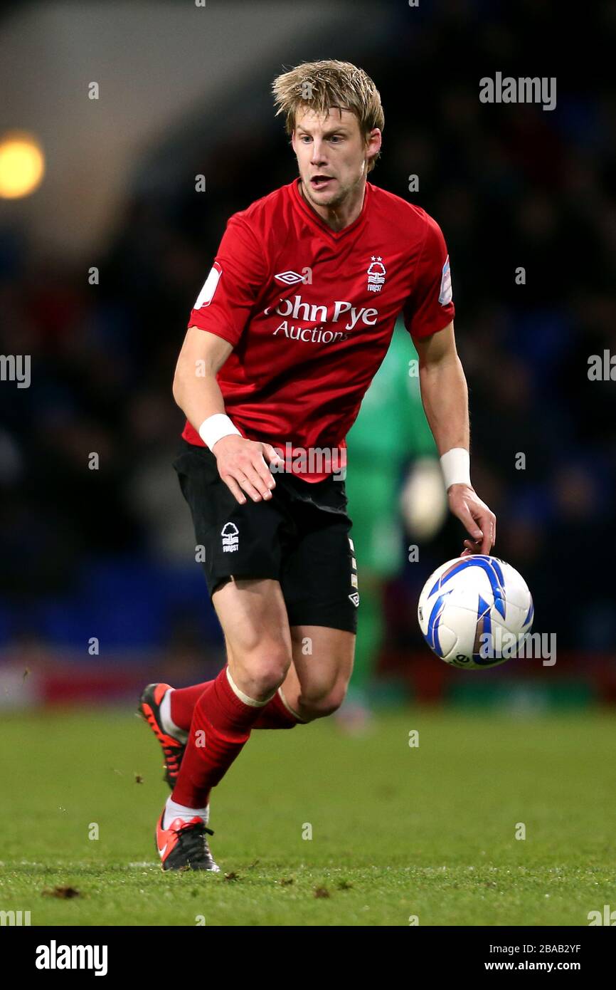 DaN Harding, Nottingham Forest. Banque D'Images