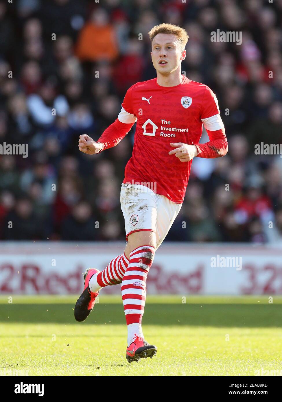 Barnsley's Cauley Woodrow Banque D'Images