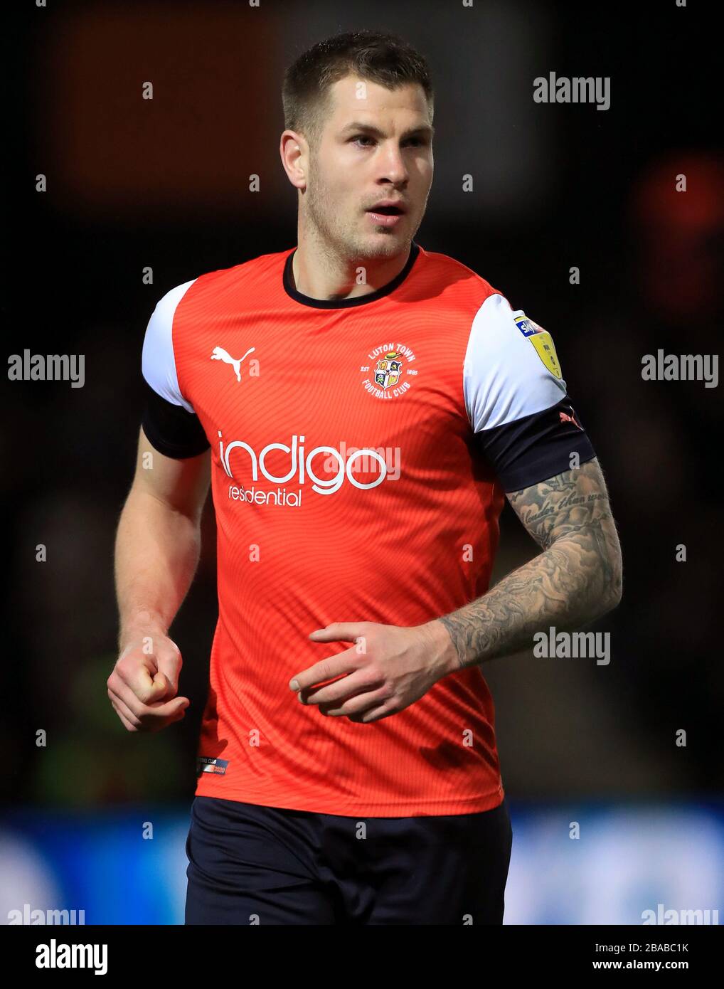 Luton Town's James Collins Banque D'Images