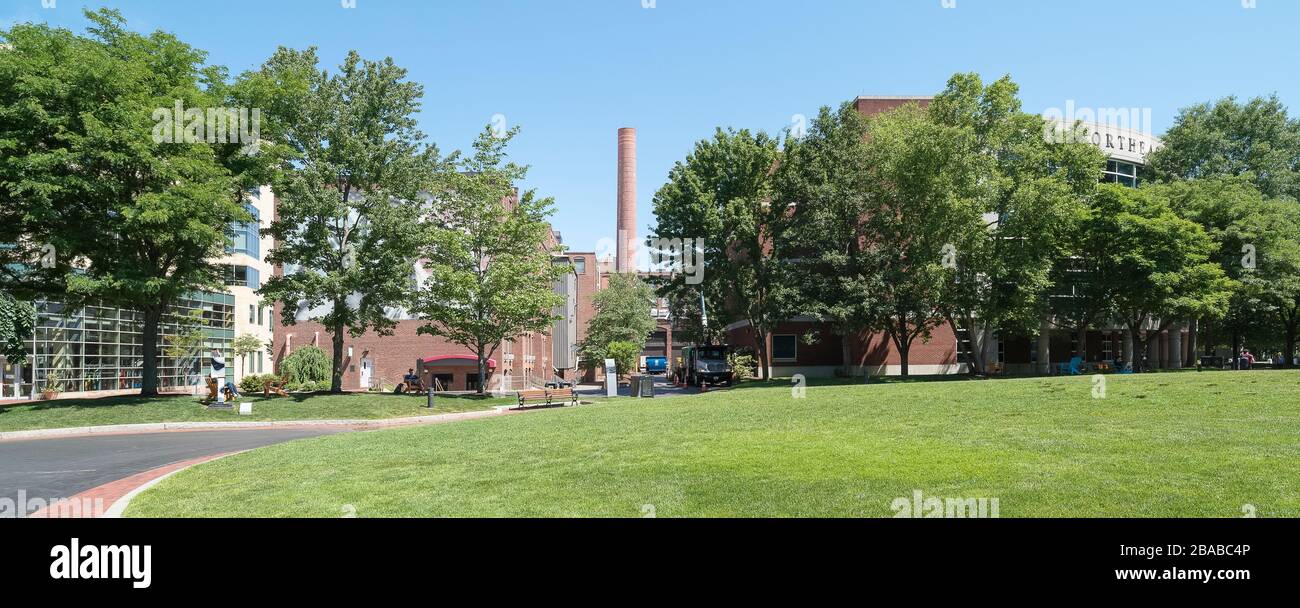 Université du nord-est, Boston, Massachusetts, États-Unis Banque D'Images