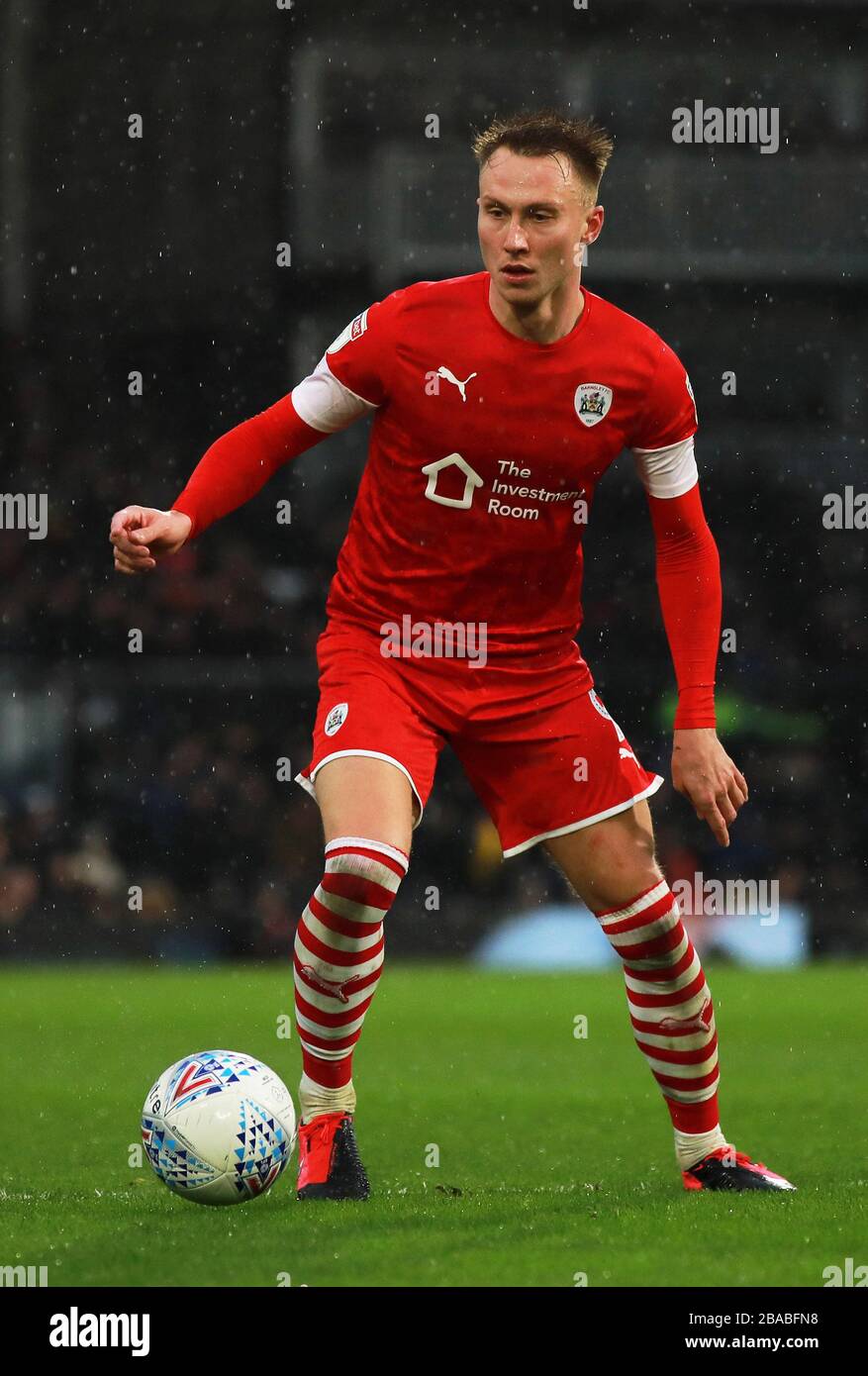 Barnsley's Cauley Woodrow Banque D'Images