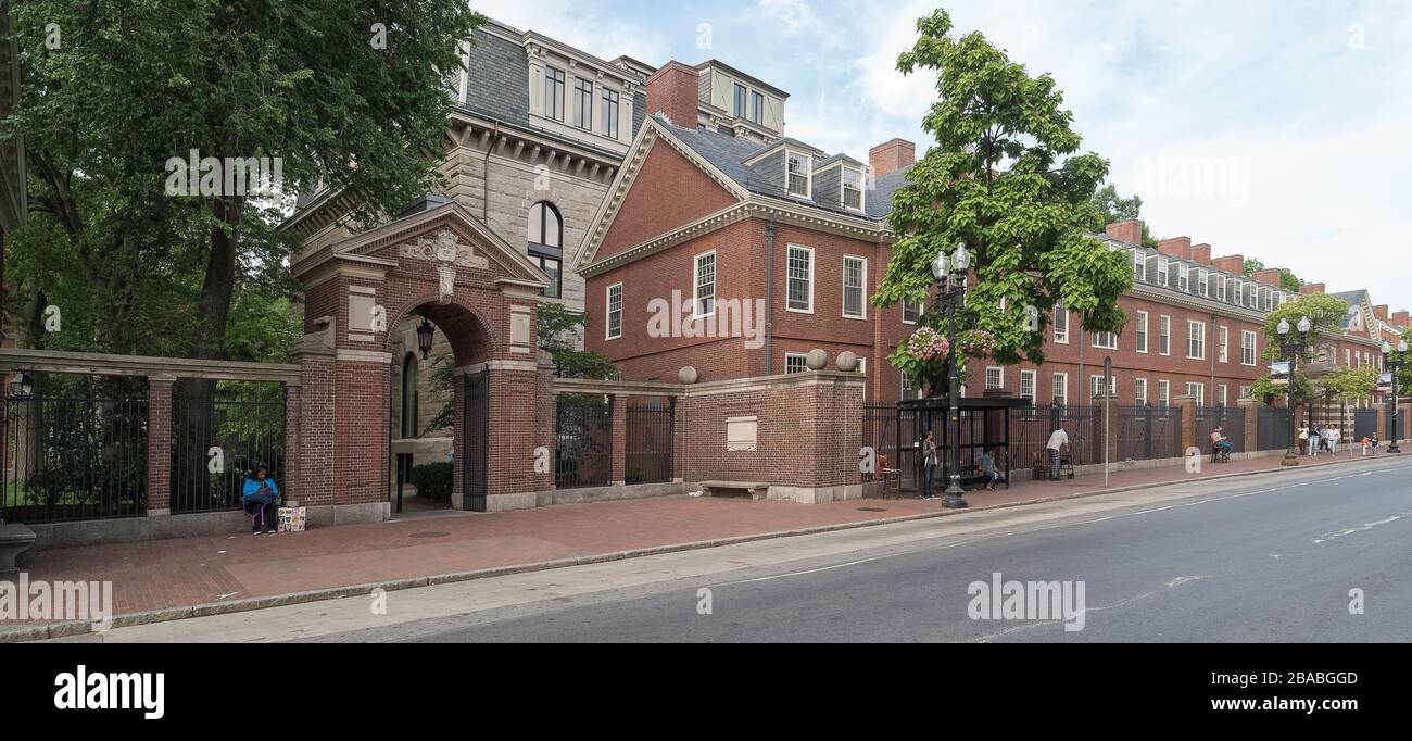 L'Université de Harvard, Cambridge, Massachusetts, USA Banque D'Images