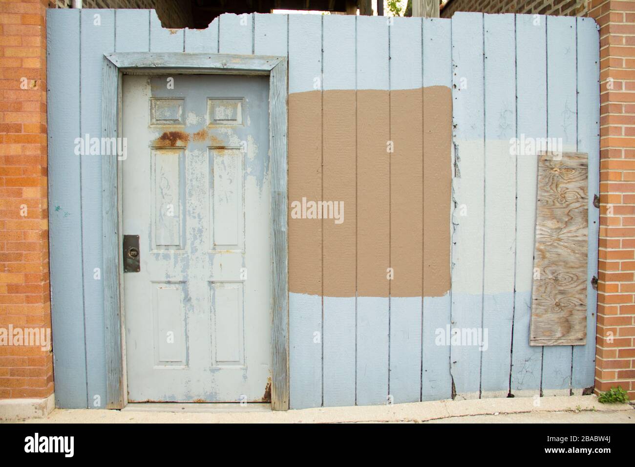 Entrée, Pilsen, Chicago, Illinois, États-Unis Banque D'Images