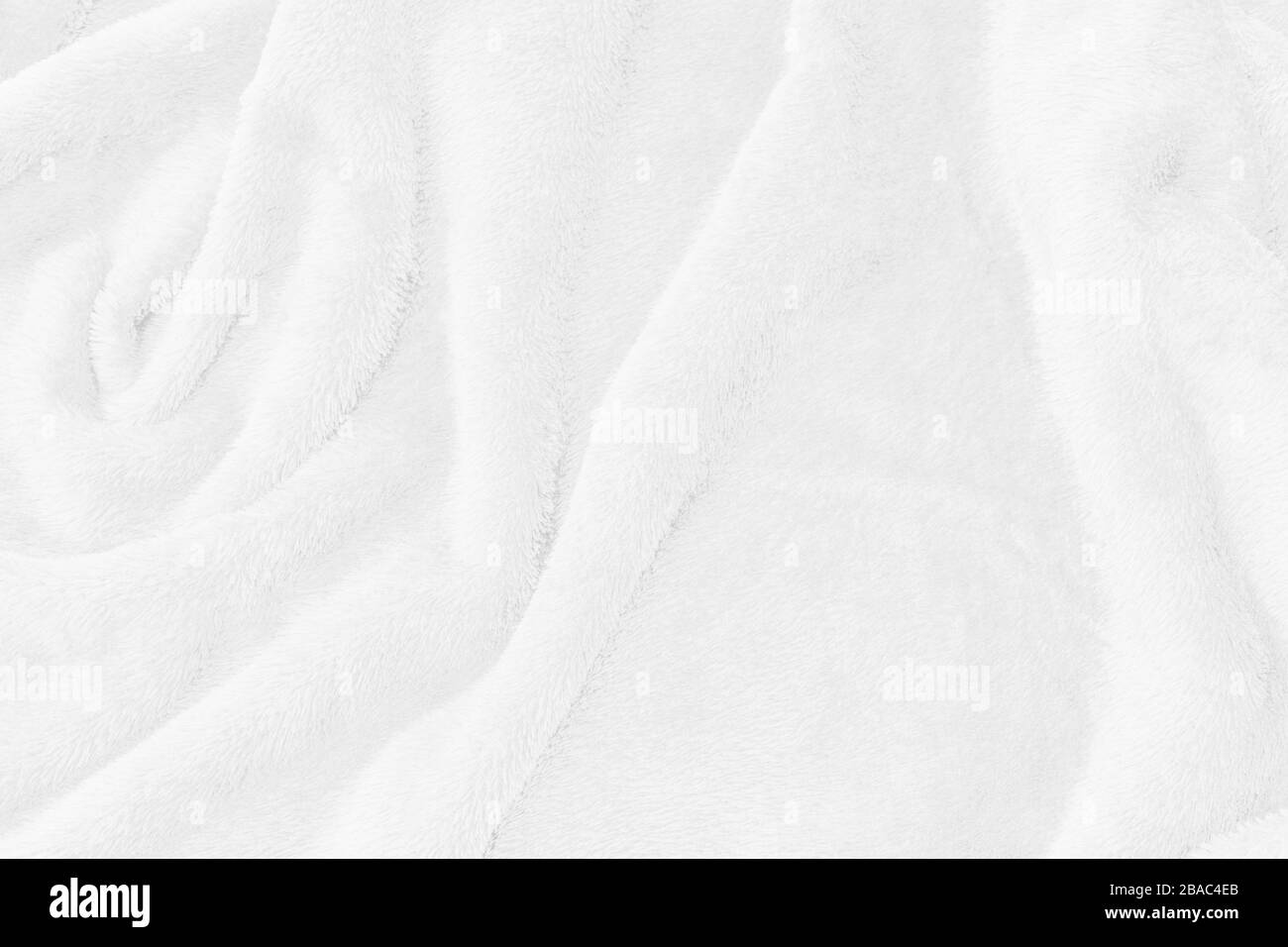 Fond de texture de tissu blanc doux. Tissu abstrait avec vagues douces pour fond d'écran ou toile de fond Banque D'Images