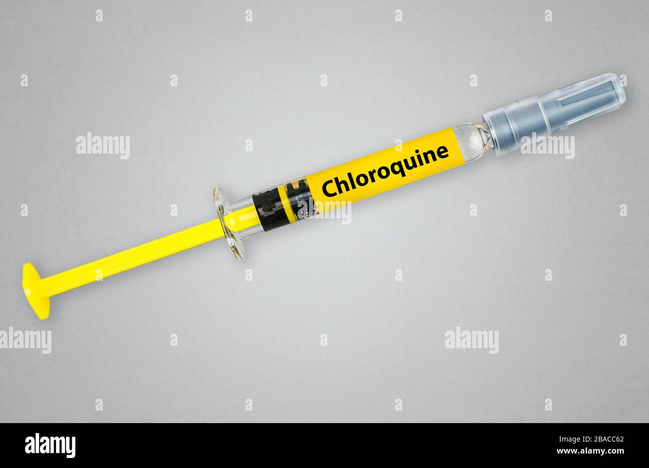 SRAS CoV 2 Covid 19 Chloroquine traitement possible pour le concept de virus Corona Banque D'Images