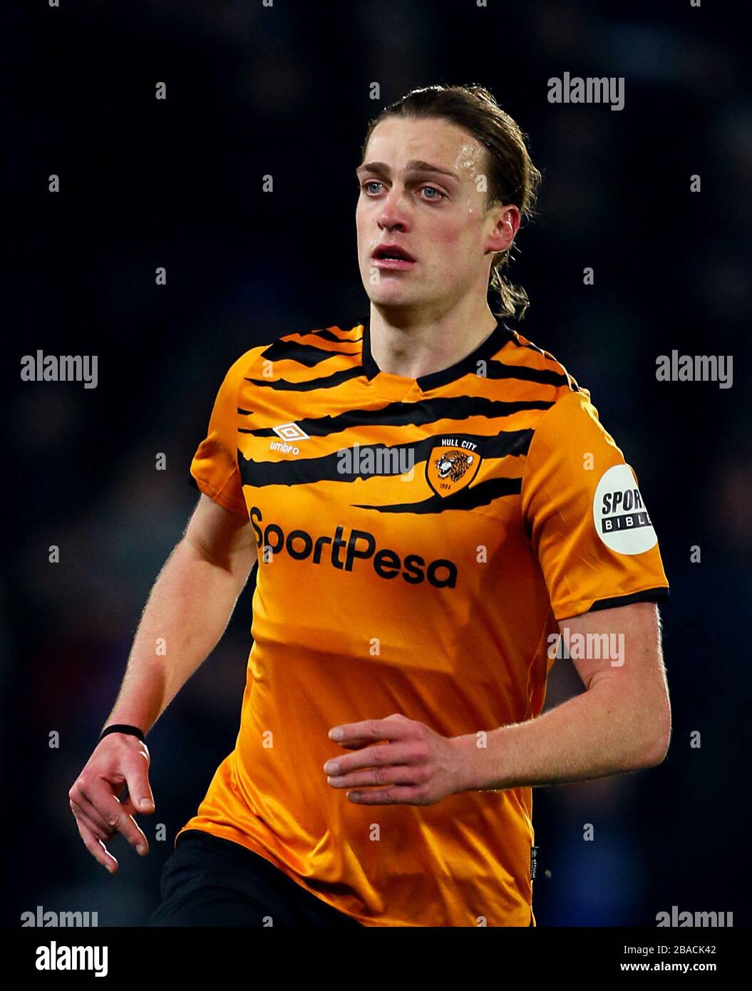 Tom Eaves de Hull City Banque D'Images