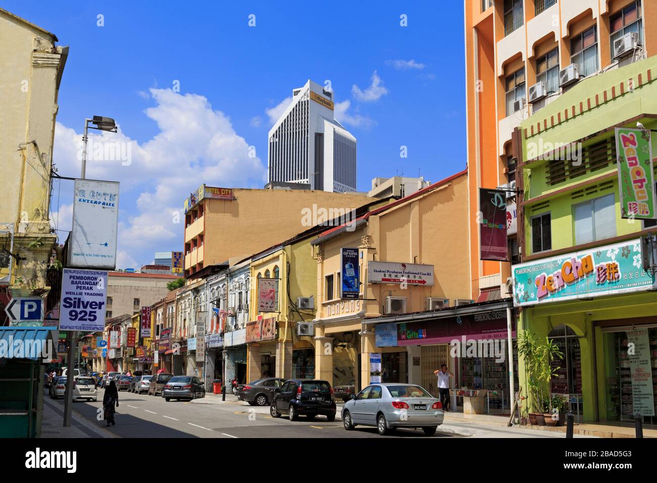 Jalan Petaling Street, Chinatown, Kuala Lumpur, Malaisie, Asie Banque D'Images
