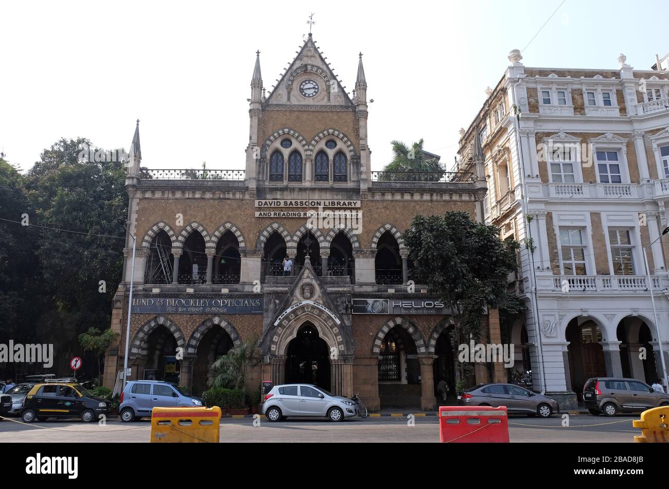 La bibliothèque David Sassoon dans la région de Kala Ghoda, Mumbai, Inde Banque D'Images