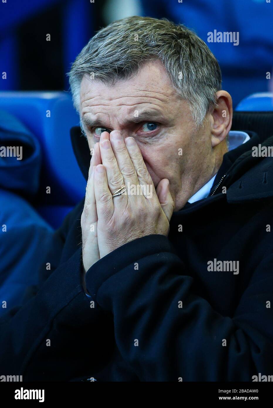 Tony Mowbray, responsable de Blackburn Rovers, lors du match du championnat Sky Bet à Hillsborough Banque D'Images