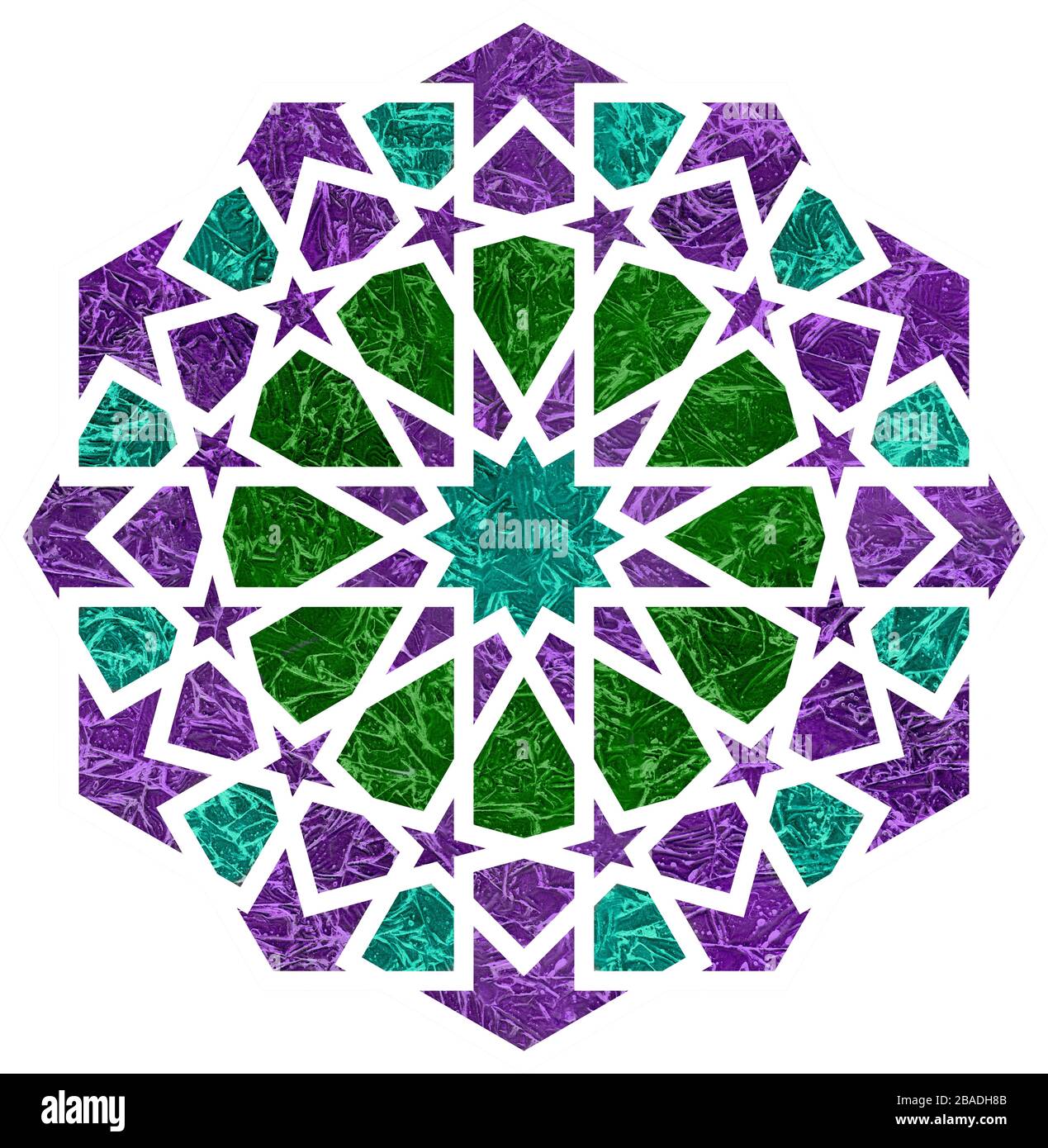 Arabesque Rond Mandala arabe Banque de photographies et d’images à haute résolution ...