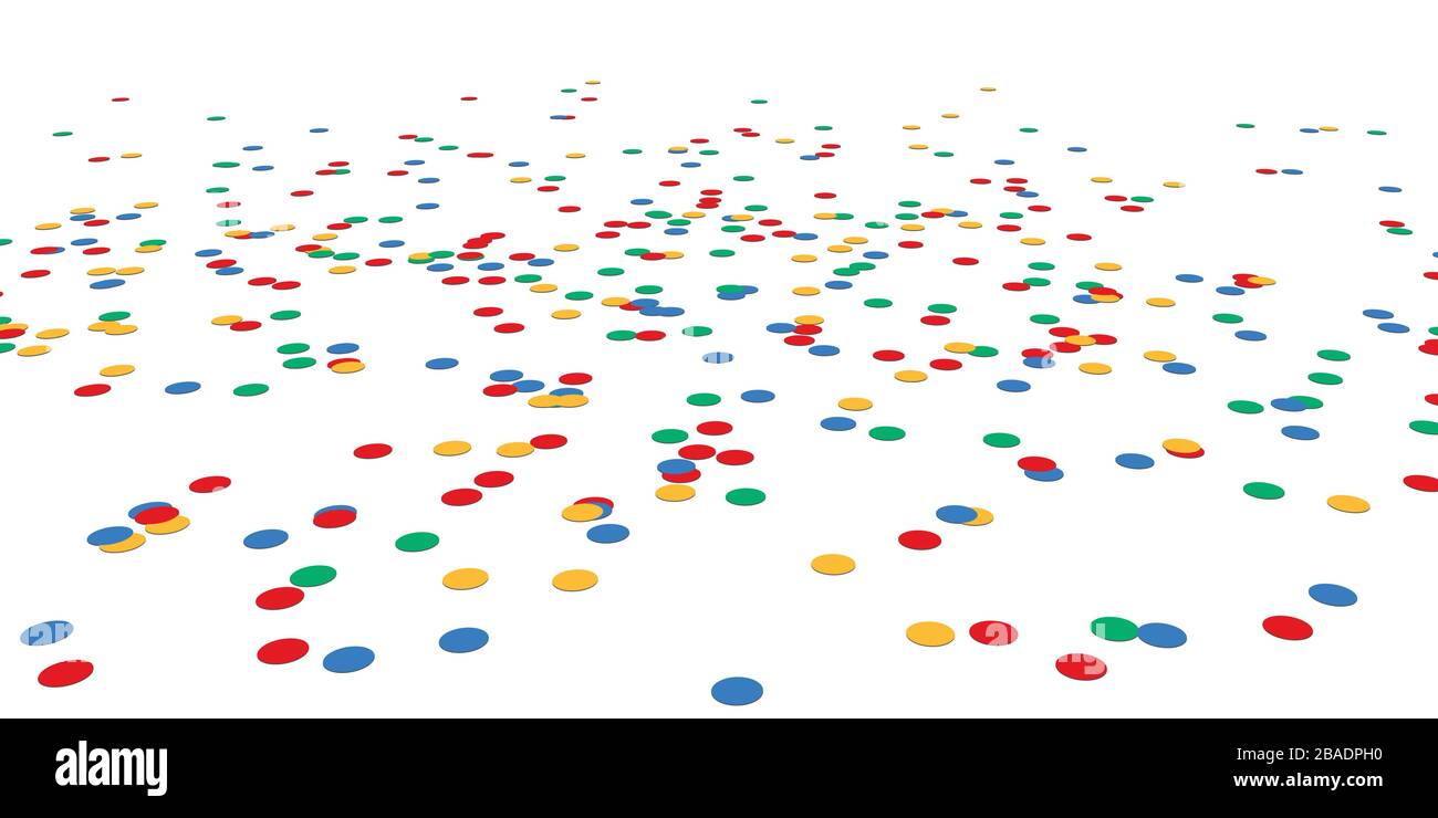 fond confettis coloré pour fête de carnaval Illustration de Vecteur
