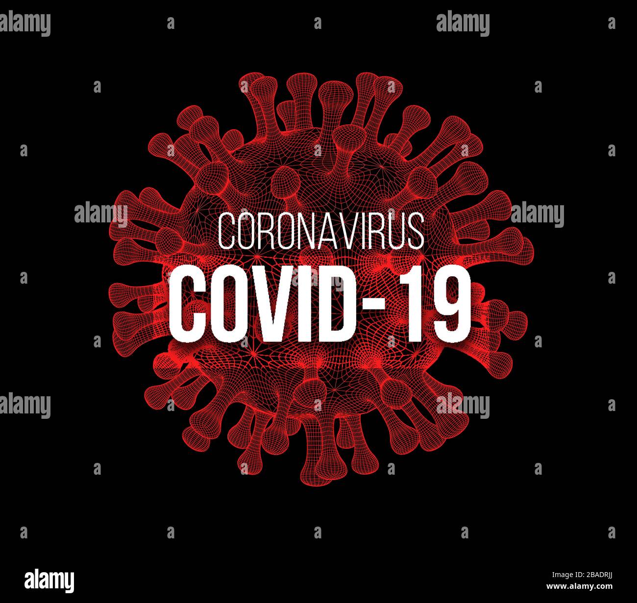 Coronavirus 2019-nCov nouveau concept de coronavirus contexte. Illustration vectorielle Illustration de Vecteur