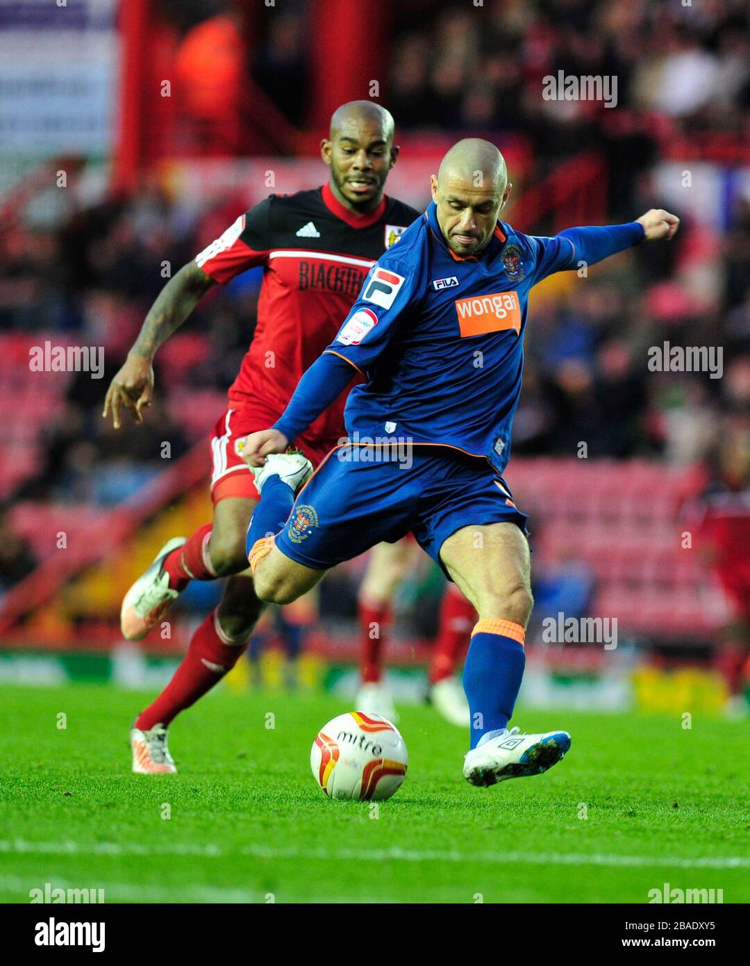 Kevin Phillips de Blackpool Banque D'Images