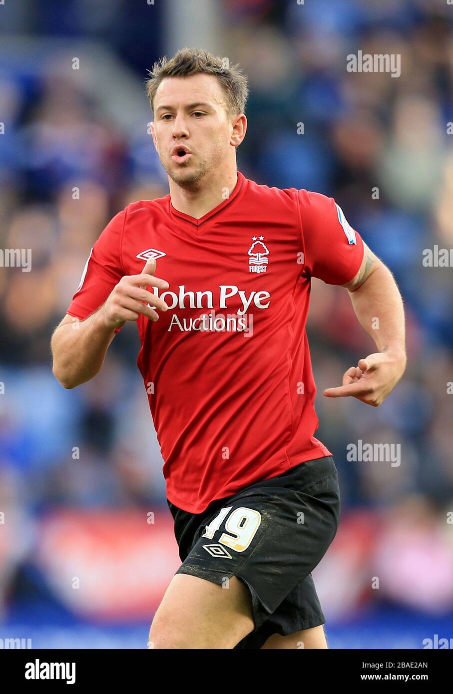 Simon Cox, Nottingham Forest Banque D'Images