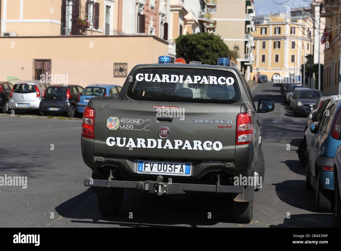 ROMA-CAFFARELLA-VIA SALVIATI Banque D'Images