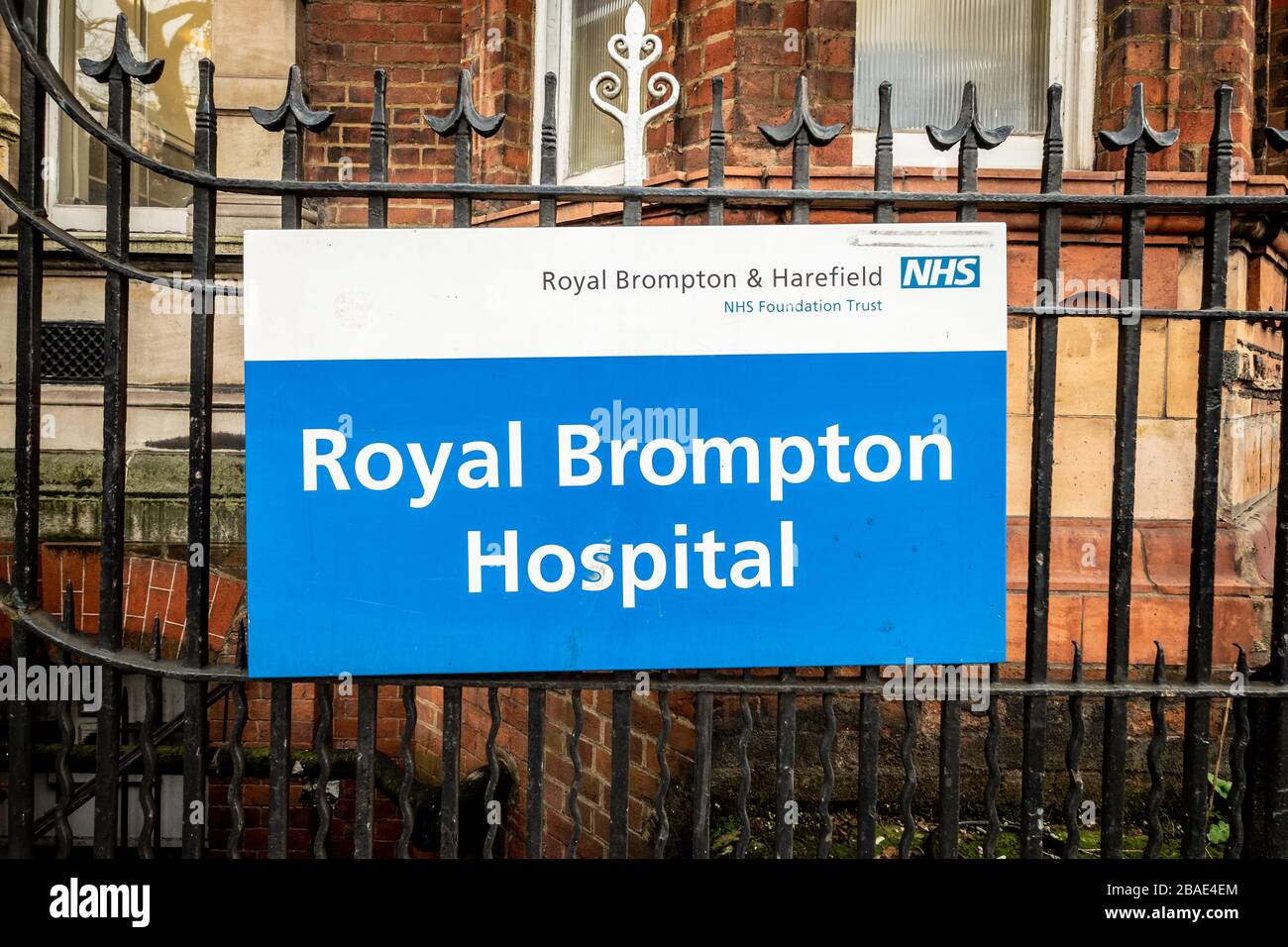 The Royal Marsden Hospital on Fulham Road, une fiducie de fondation NHS, Londres, Royaume-Uni Banque D'Images