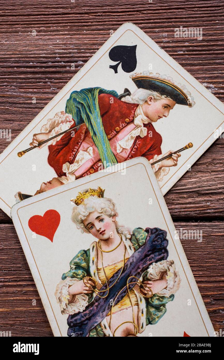 Cartes à Jouer Vintage PANORAMA Jeu De Poker Style Croquis Made In Italy