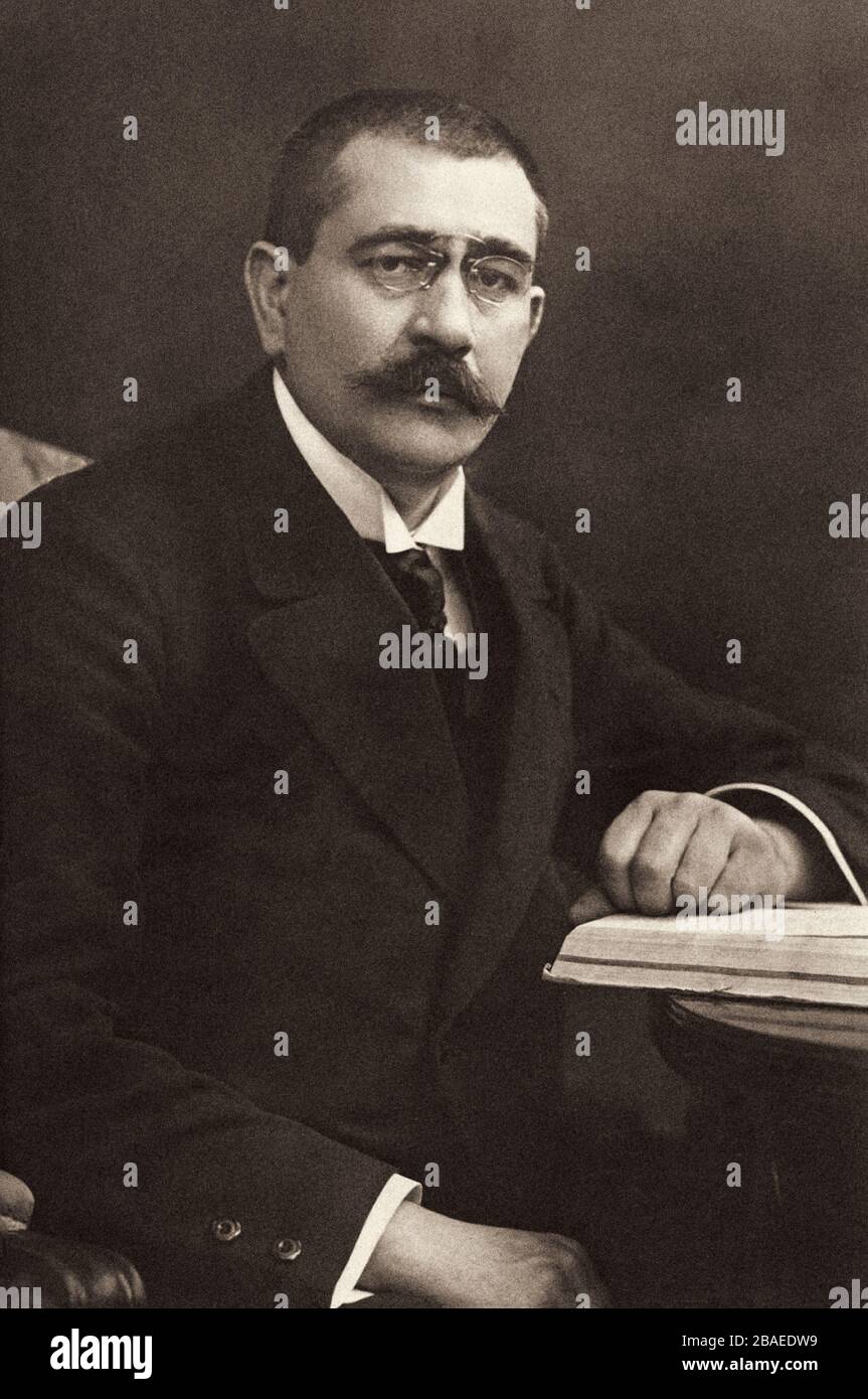 Gustav Noske (1868 – 1946) était un politicien allemand du Parti social-démocrate d'Allemagne (SPD). Il a été le premier ministre de la Défense (Reichs Banque D'Images