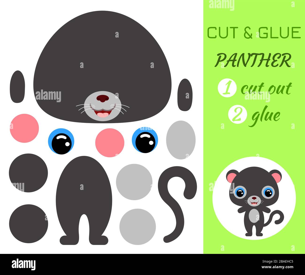 Coupez Et Collez La Panthere Pour Bebe Jeu D Application De Papier Couleur Jeu De Papier Pedagogique Pour Enfants D Age Prescolaire Personnage De Dessin Anime Animal De Jungle Vecteur Plat Image Vectorielle Stock Coupez Et Collez La Panthere Pour Bebe Jeu D Application De Papier Couleur Jeu De Papier Pedagogique Pour Enfants D Age Prescolaire Personnage De Dessin Anime Animal De Jungle Vecteur Plat Image Vectorielle Stock