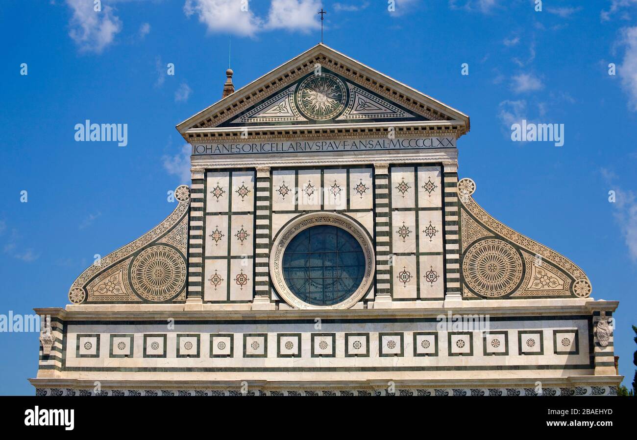 S.Maria novella, Florence, Toscane, Italie, Europe. Banque D'Images