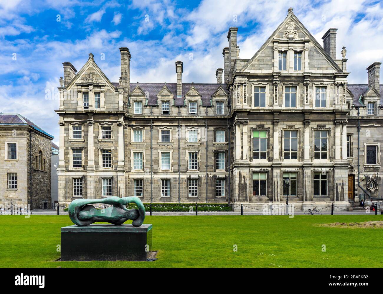 Trinity College. Le seul collège constituant de l'Université de Dublin, une université de recherche en Irlande. Banque D'Images