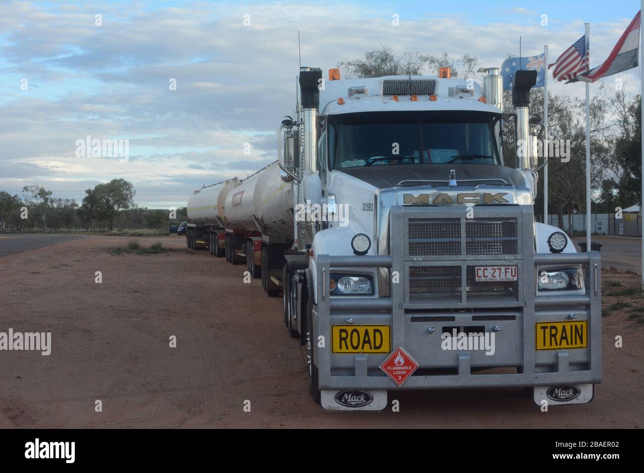 Train routier Australie 2016 Banque D'Images