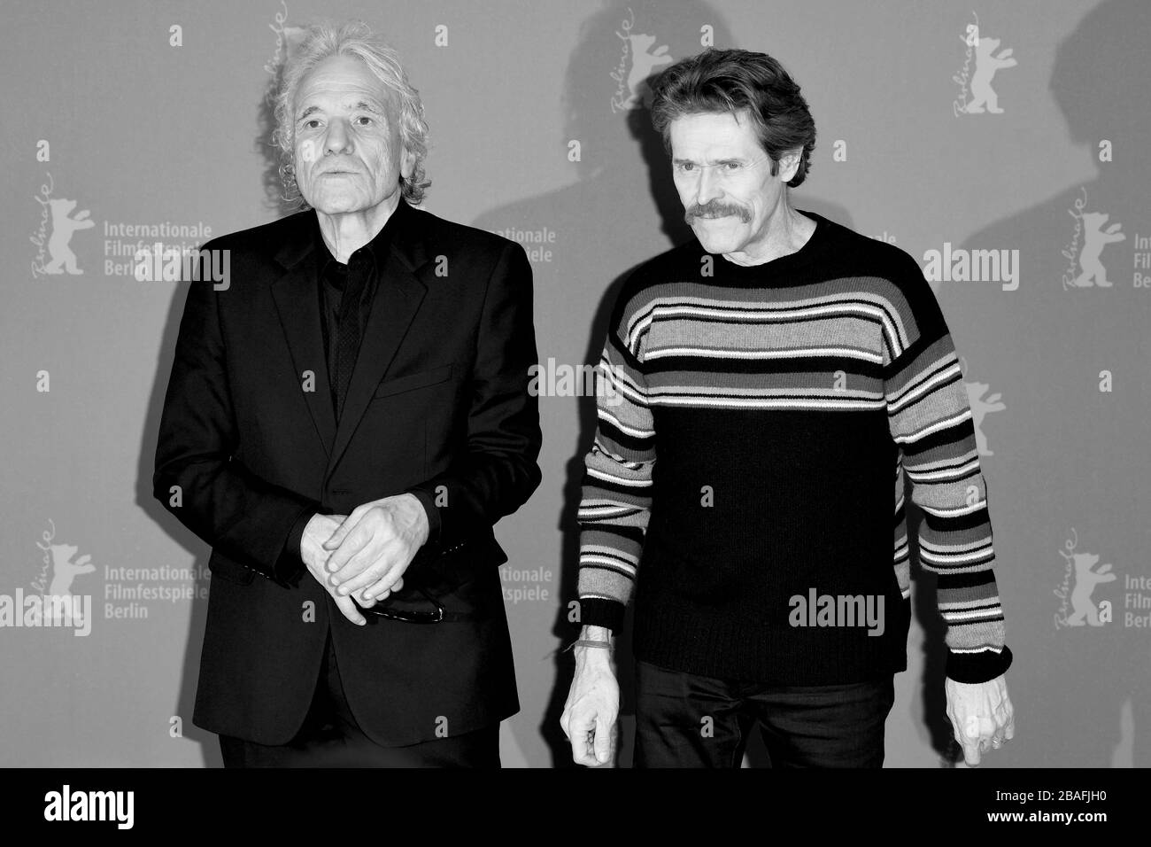 Abel Ferrara et Willem Dafoe assistent à la séance de photocall pour la Sibérie au cours du 70ème Festival International du Film de Berlin. © Paul Treadway Banque D'Images