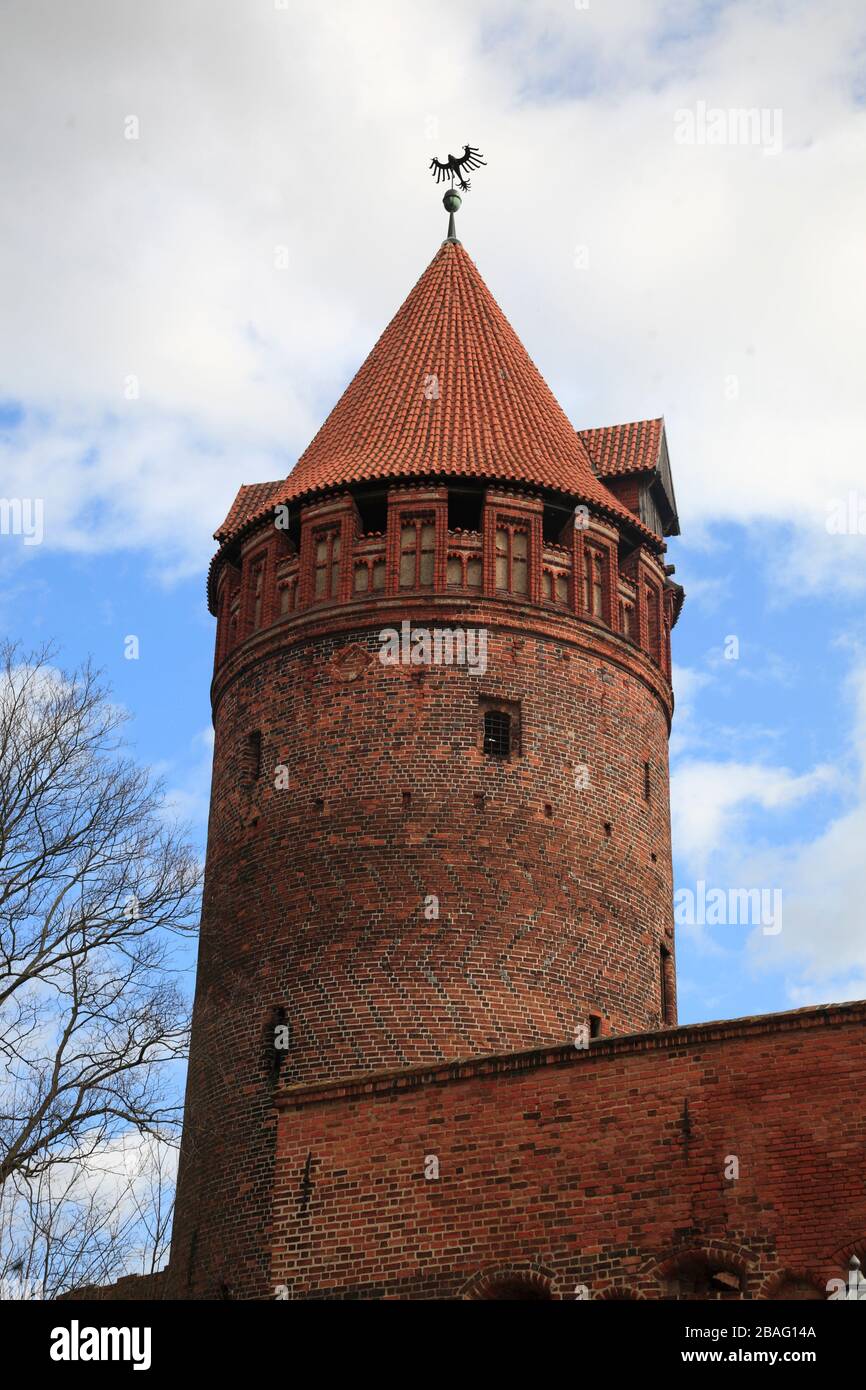 Tour de prison, Tangermuende, Tangermünde, Altmark, Saxe-Anhalt, Allemagne, Europe Banque D'Images