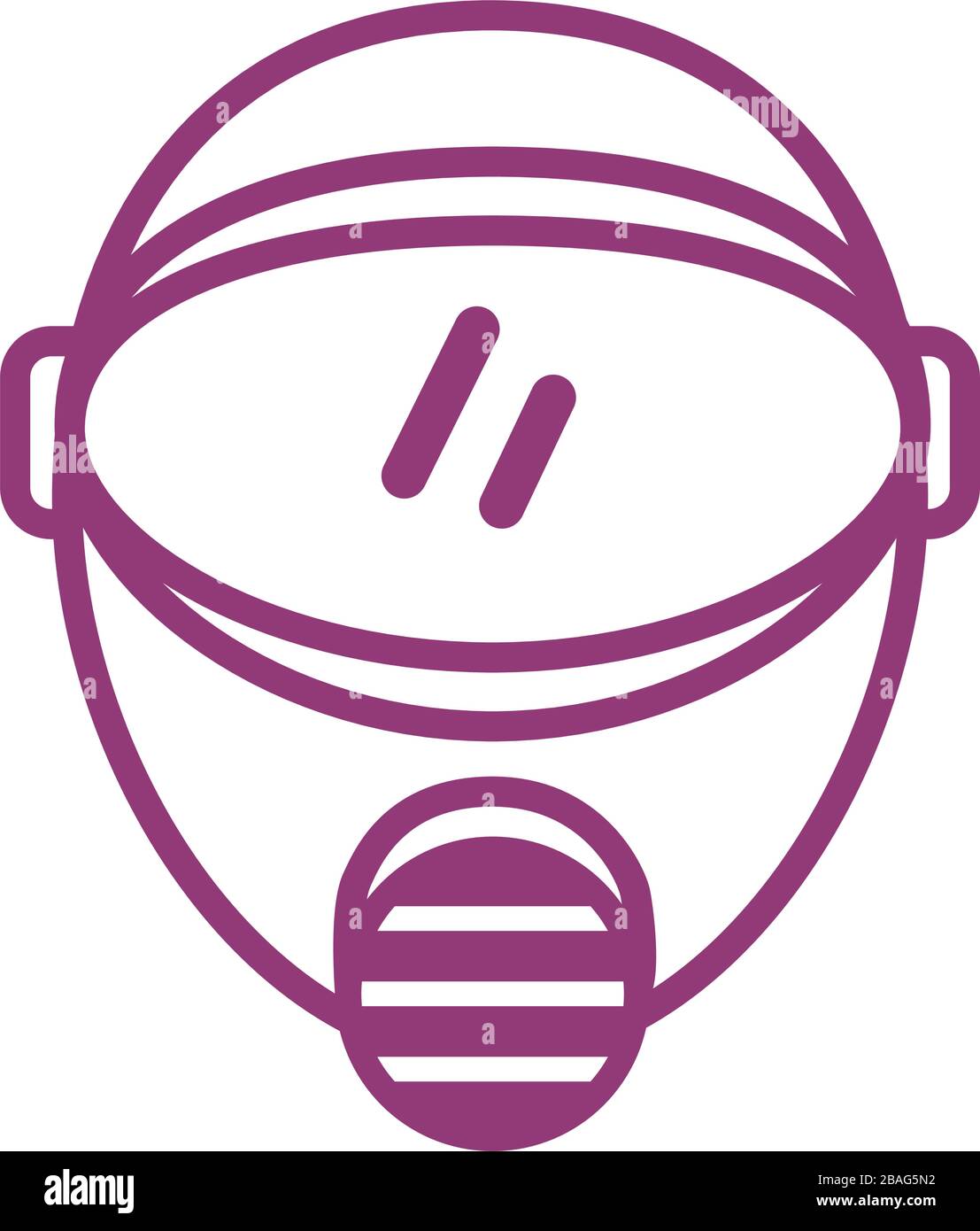 masque de protection bio style protectionline Illustration de Vecteur