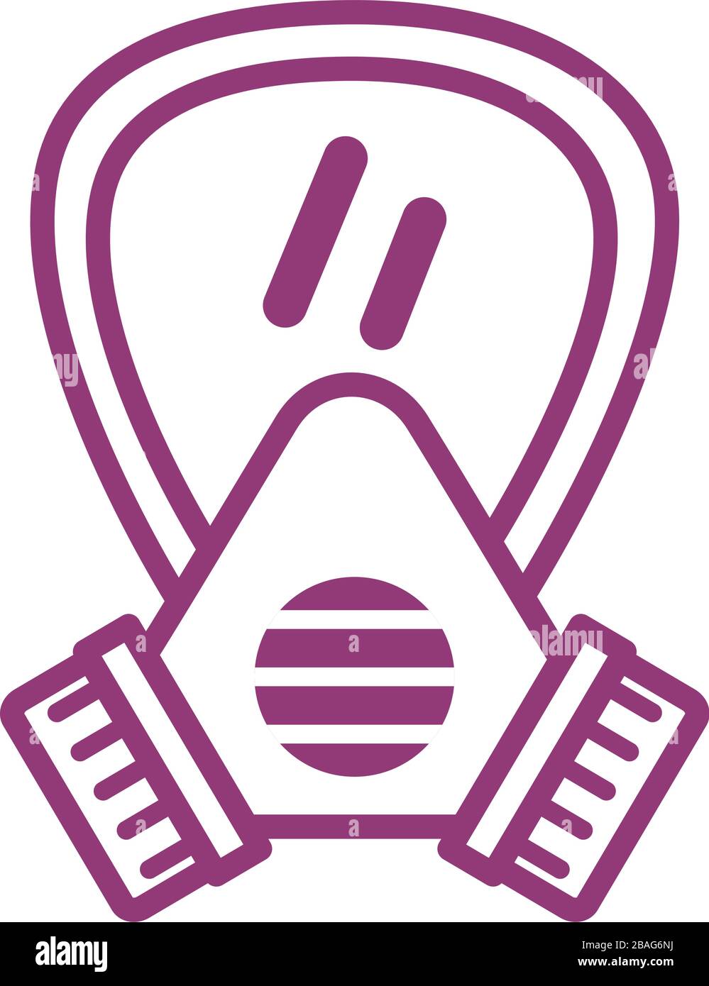 masque de protection bio style protectionline Illustration de Vecteur