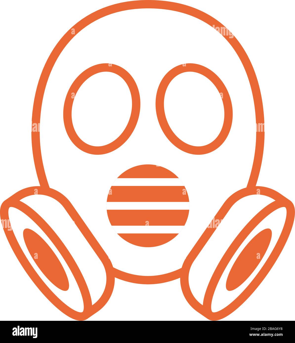 masque de protection bio style protectionline Illustration de Vecteur