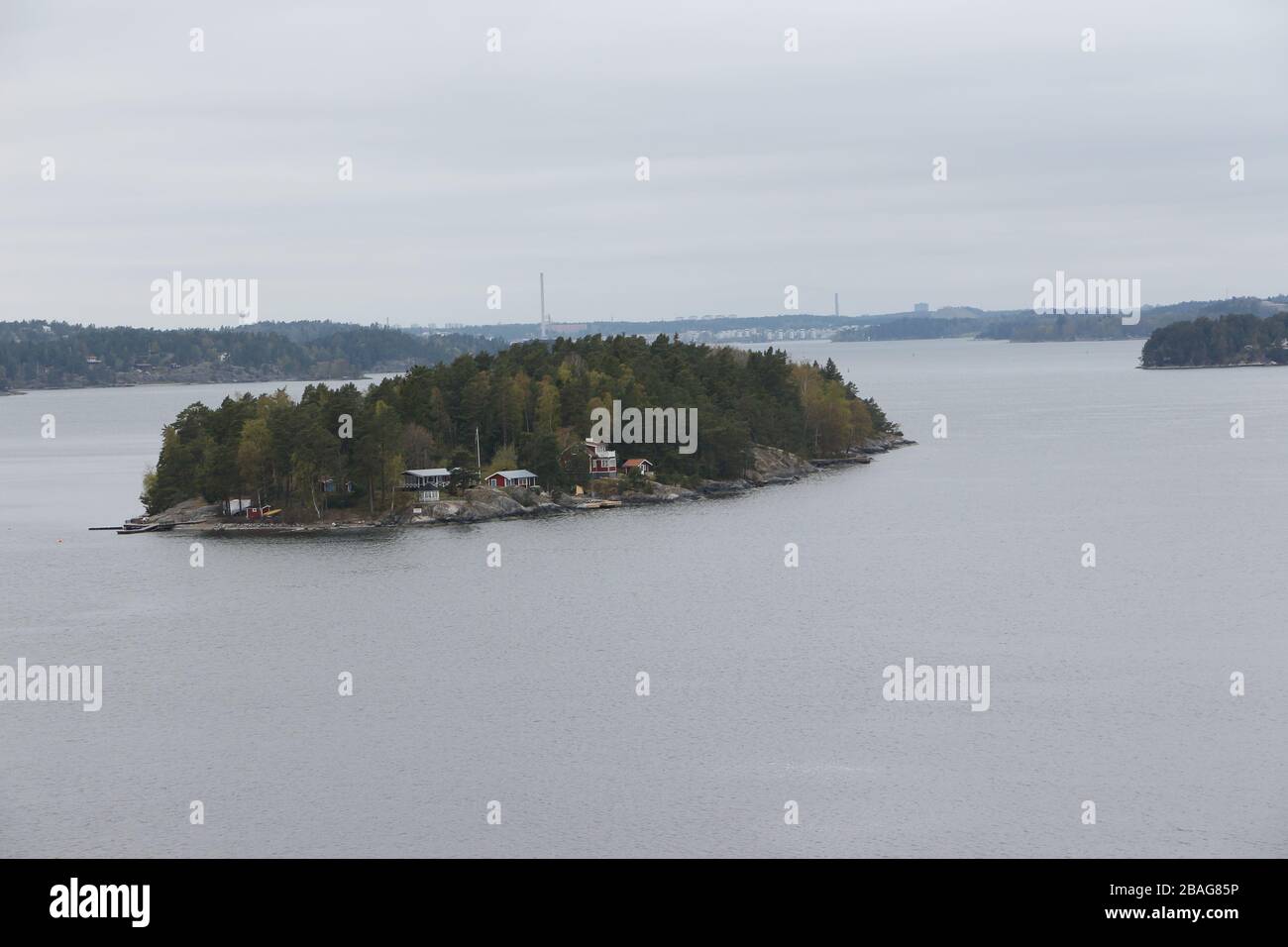 Blick auf den Schärengarten vor Stockholm à Schweden Banque D'Images