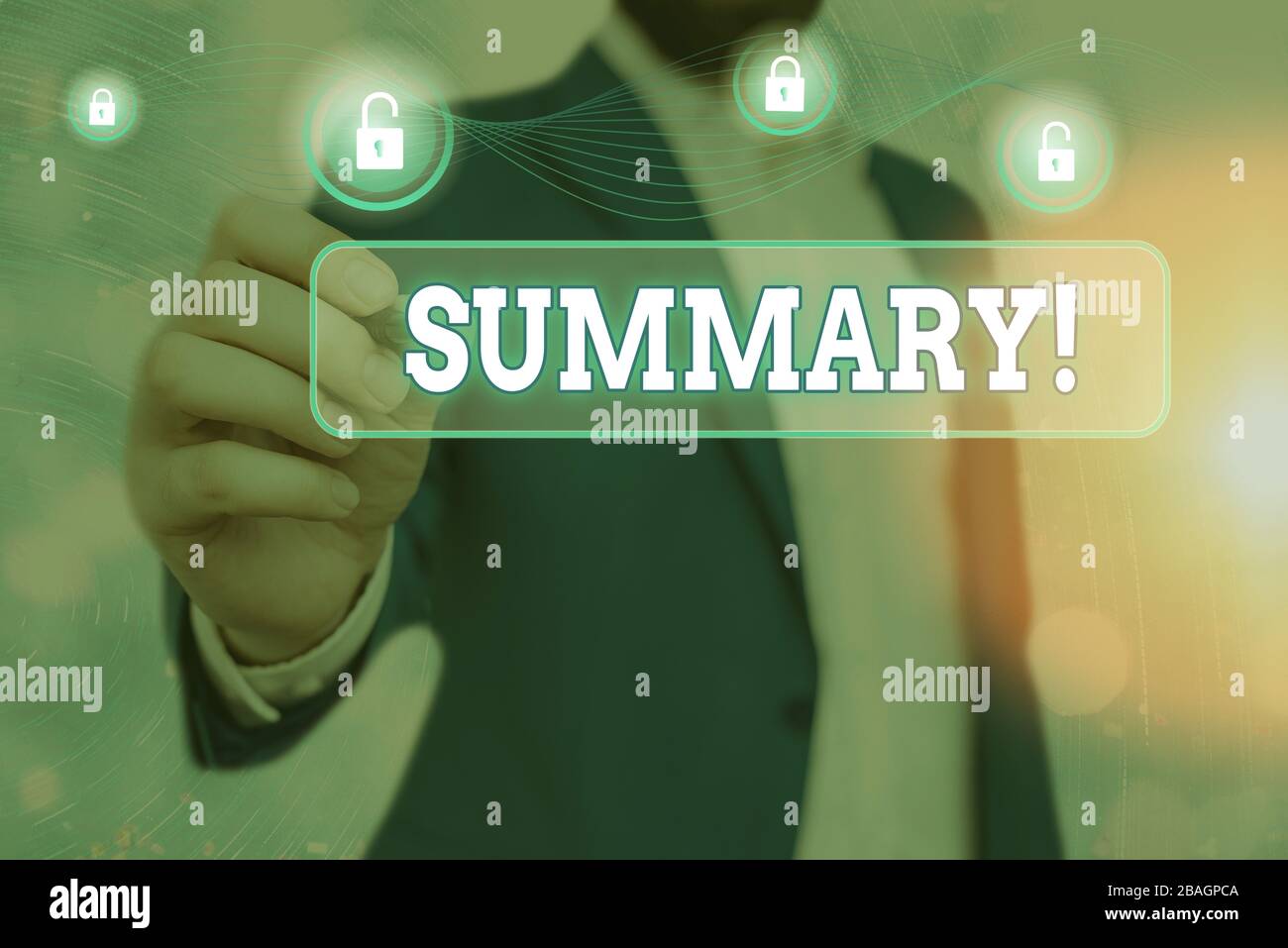 Texte de l'écriture l'écriture Sommaire. Photo conceptuelle une brève déclaration ou compte des principaux points de quelque chose Banque D'Images