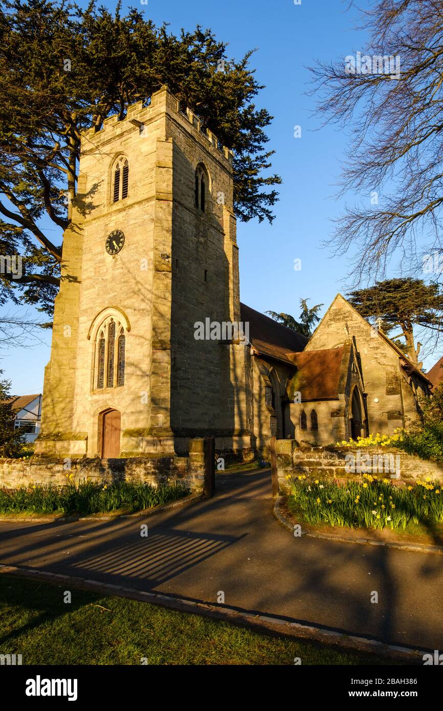 L'église anglo-saxonne St Margaret (Cof) à Whitnash, Leamington Spa, Royaume-Uni Banque D'Images