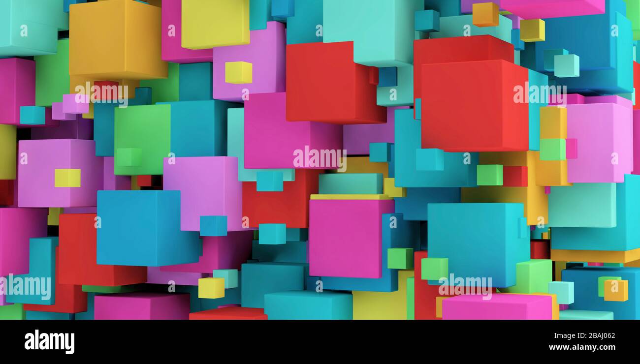 La technologie et de l'industrie de la chaîne bloc Concept Perturbation Banque D'Images