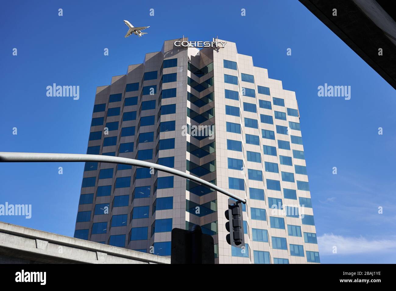 Société américaine de gestion de données, siège social de Cohesity à San Jose, Californie, vu le lundi 17 février 2020. Banque D'Images