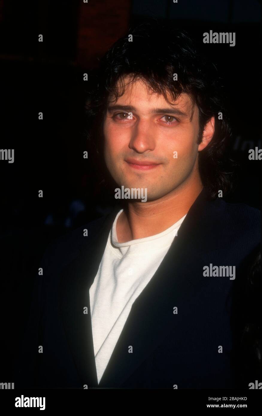 Westwood, Californie, États-Unis 21 août 1995 le directeur Robert Rodriguez assiste à Sony Pictures 'Desperado' Premiere le 21 août 1995 au Mann's National Theatre de Westwood, Californie, États-Unis. Photo de Barry King/Alay stock photo Banque D'Images