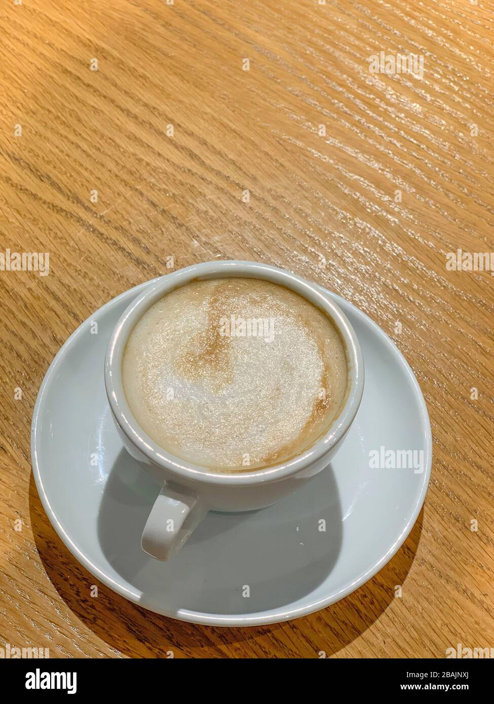 Une tasse de cappuccino, Panama, Amérique centrale Banque D'Images