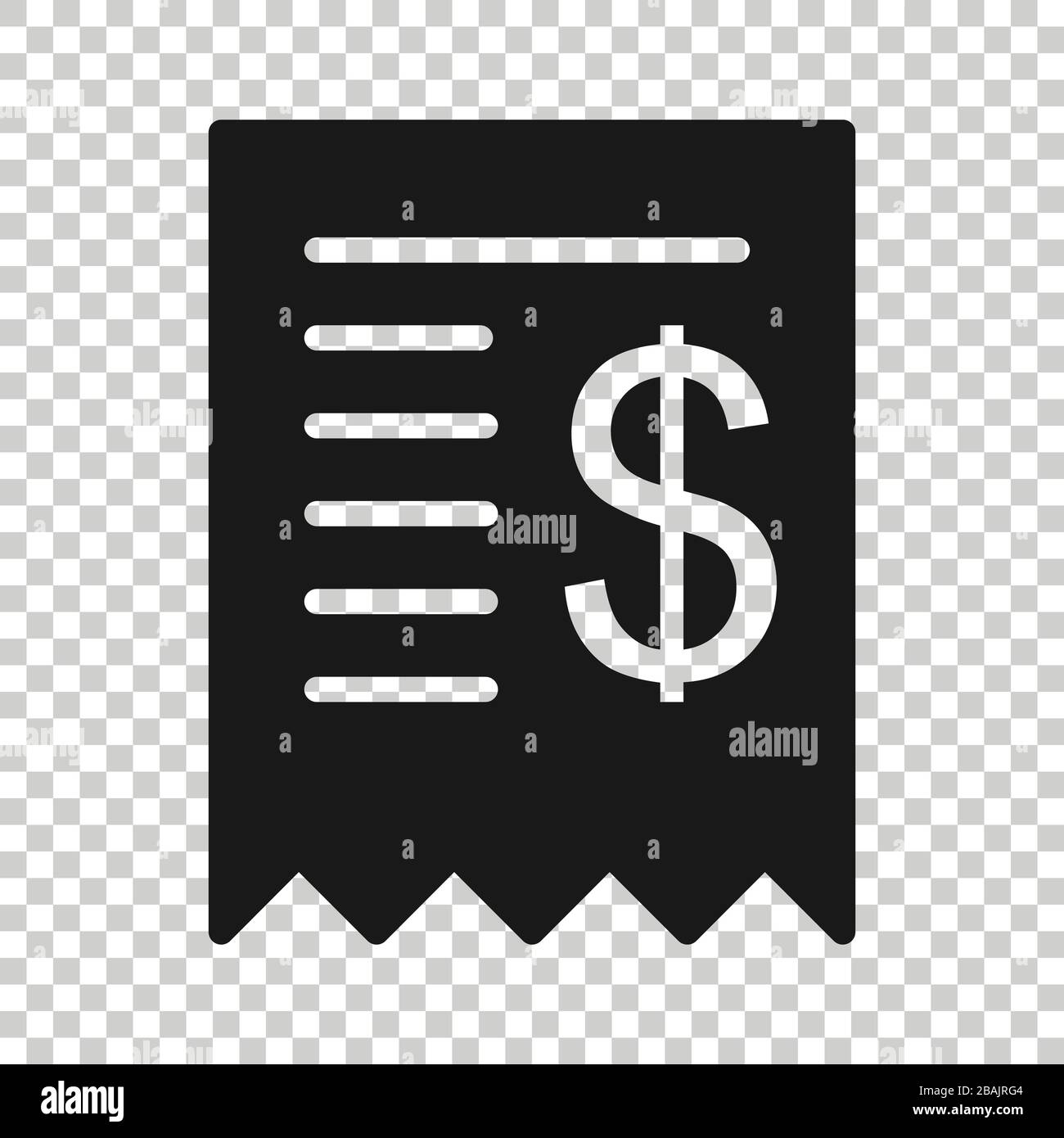 Icône de contrôle de l'argent en télévision style. Illustration vecteur de chéquier sur blanc fond isolé. Finances business concept. Illustration de Vecteur