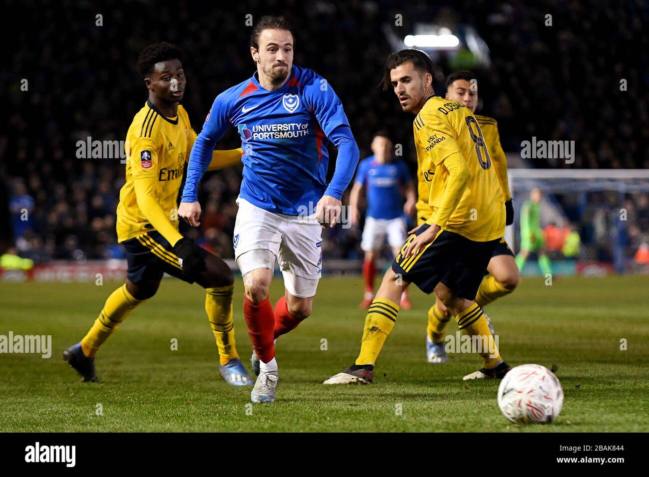 Ryan Williams de Portsmouth - Portsmouth / Arsenal, The Emirates FA Cup cinquième tour, Fratton Park, Portsmouth, Royaume-Uni - 2 mars 2020 usage éditorial seulement - les restrictions de DataCo s'appliquent Banque D'Images