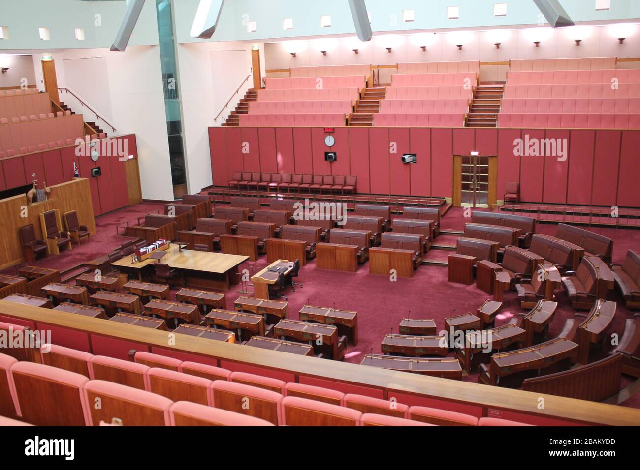 Parlement australien dans la capitale Canberra, Australie Banque D'Images