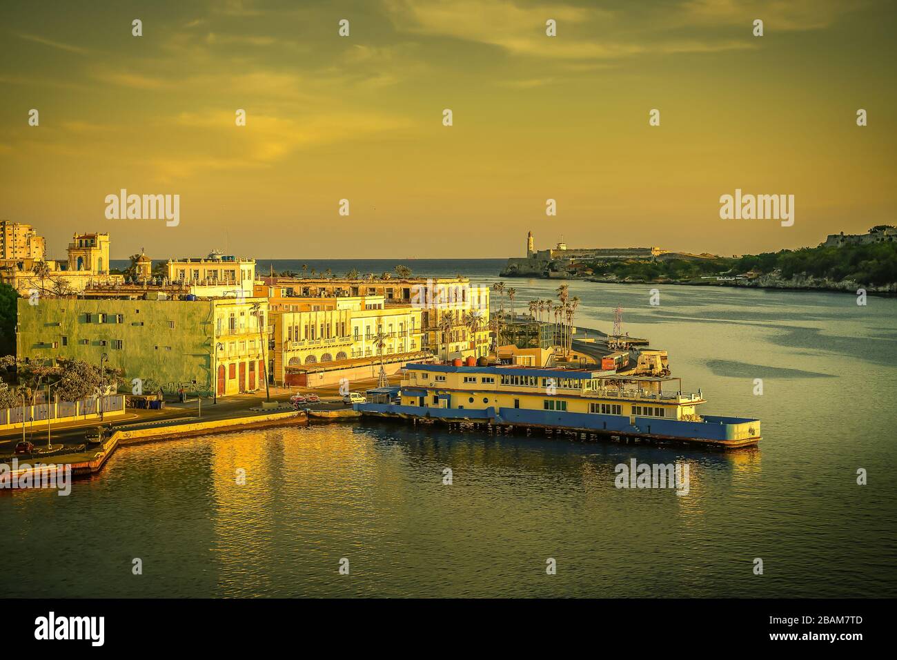 Port de la Havane Banque D'Images