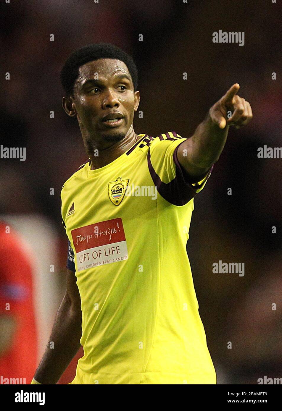 Samuel Eto'o, Anzhi Makhachkala Banque D'Images