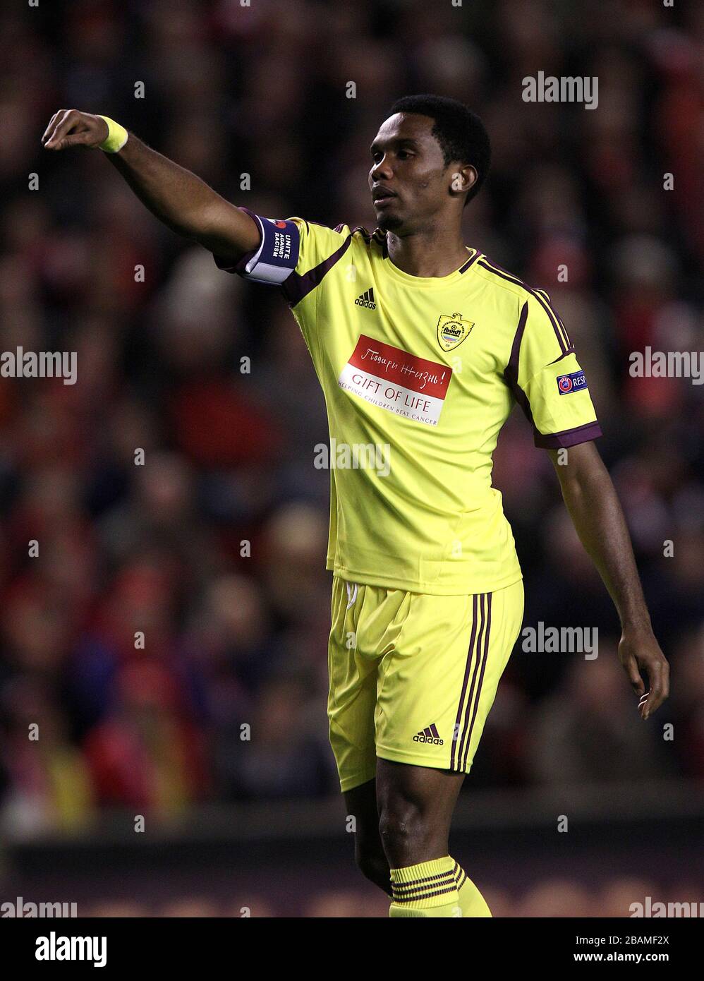 Samuel Eto'o, Anzhi Makhachkala Banque D'Images