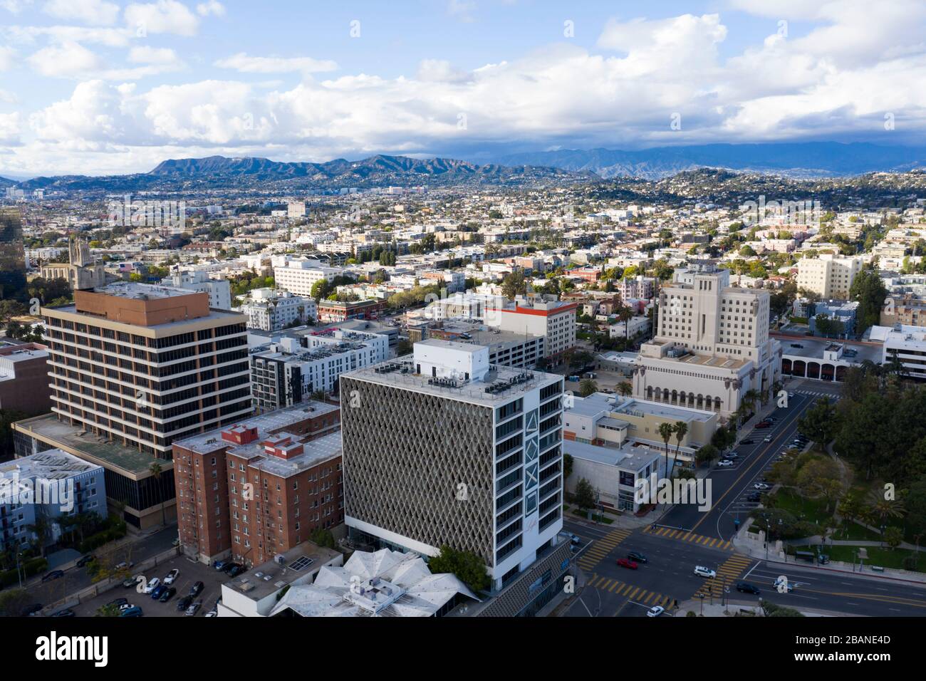 Westlake vue aérienne Los Angeles Banque D'Images