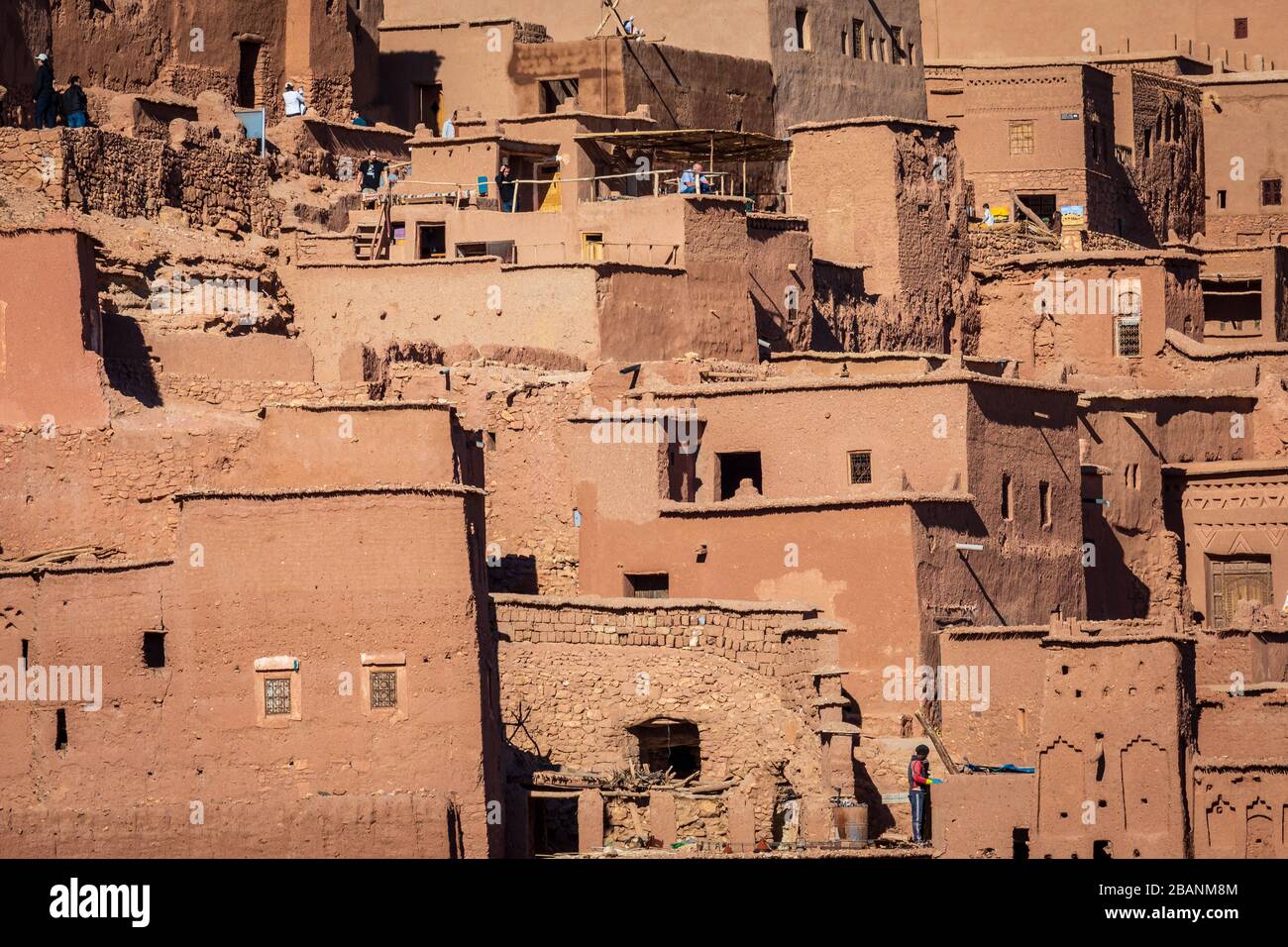 Ksar D'Ait Ben Haddou, Maroc Banque D'Images