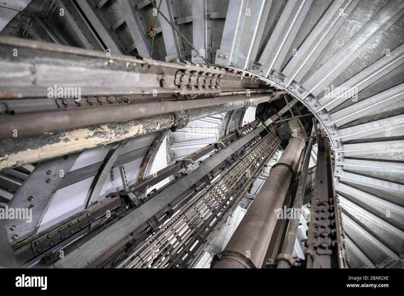 Métro Piccadilly Circus, tunnels désutilisés Banque D'Images