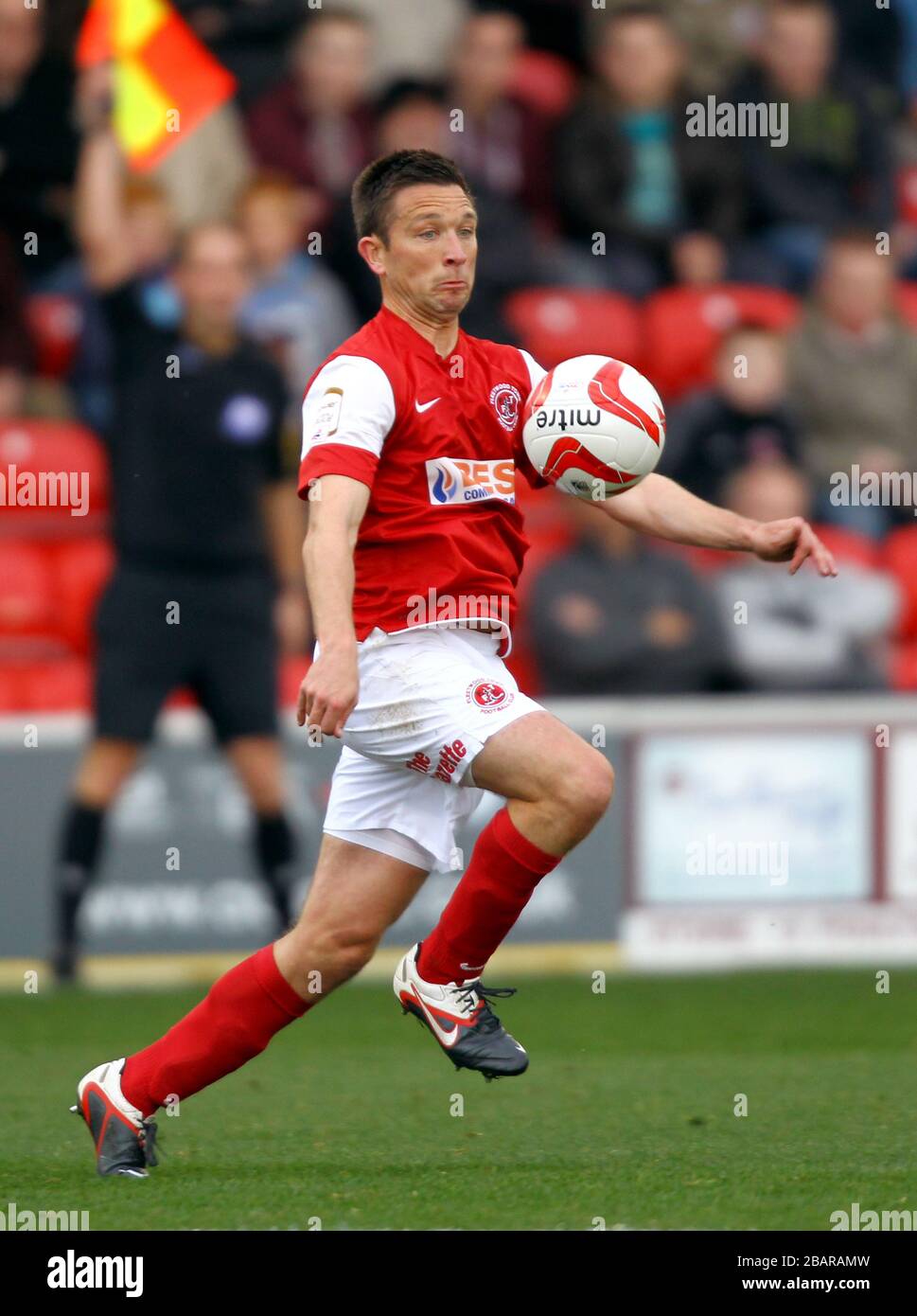 Barry Nicholson, Fleetwood Town Banque D'Images